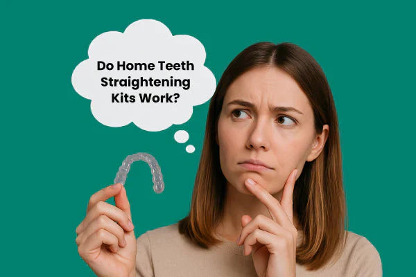 Seorang gadis tertanya-tanya sama ada kit pelurus di rumah berfungsi